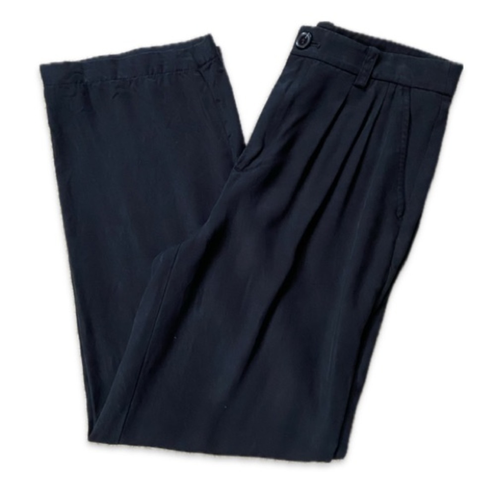 LOFT Women’s Pleated Baggy Fit Wide Leg Trouser Pants